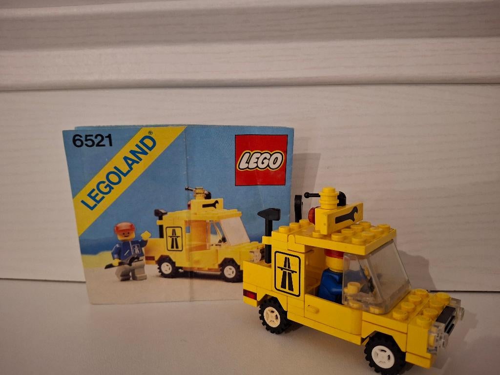 Lego 6521 Emergency Repair Truck 1987, Ophalen of Verzenden, Gebruikt