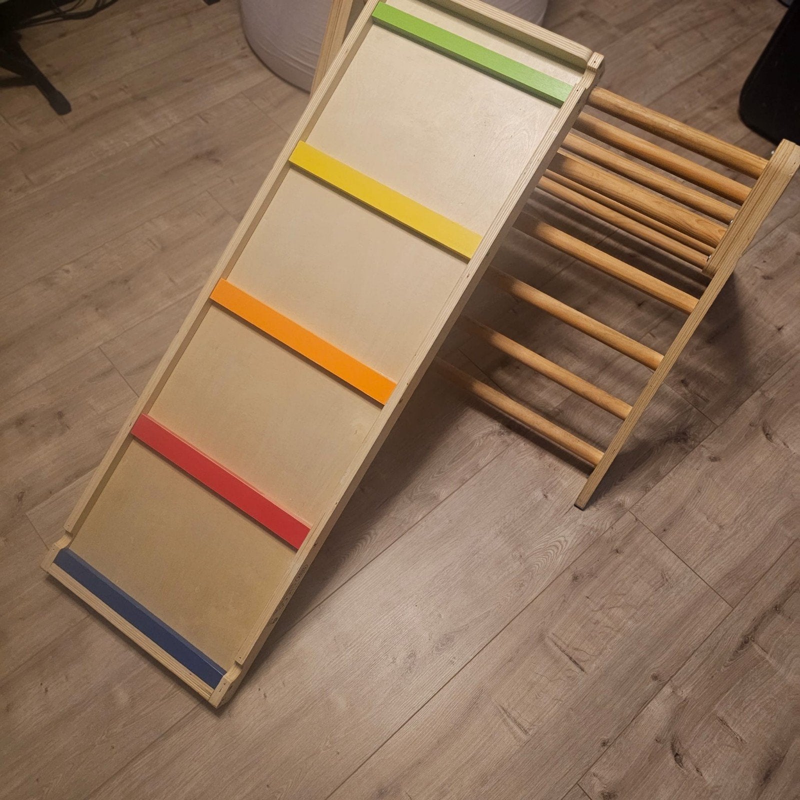 Pikler Driehoek met Glijbaan en Klimboog - Zo goed als nieuw, Kinderen en Baby's, Ophalen, Zo goed als nieuw, Glijbaan, Aanbouwonderdeel