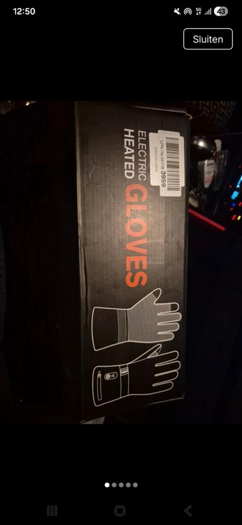 Warmte handschoenen, Ophalen of Verzenden, Nieuw