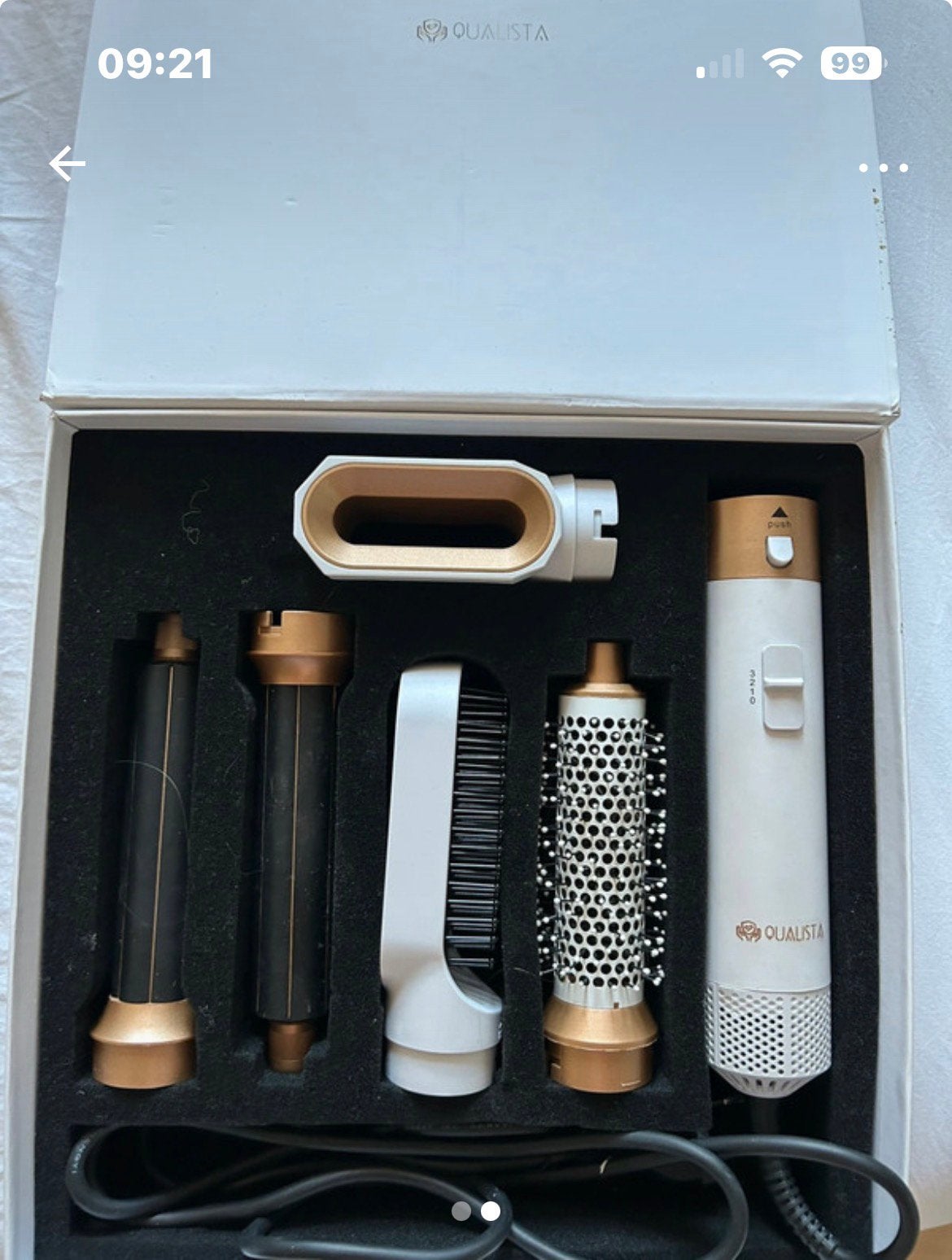 Qualista multistyler-fohnborstel, Sieraden, Tassen en Uiterlijk, Uiterlijk | Haarverzorging, Ophalen of Verzenden, Zo goed als nieuw