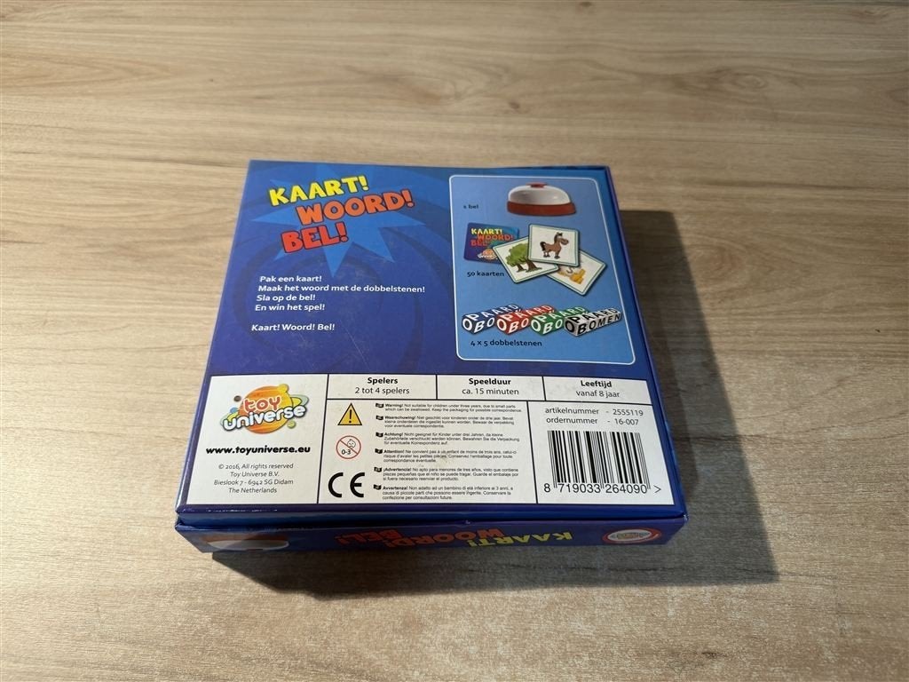 Kaart woord bel - S7086, Verzenden, Zo goed als nieuw
