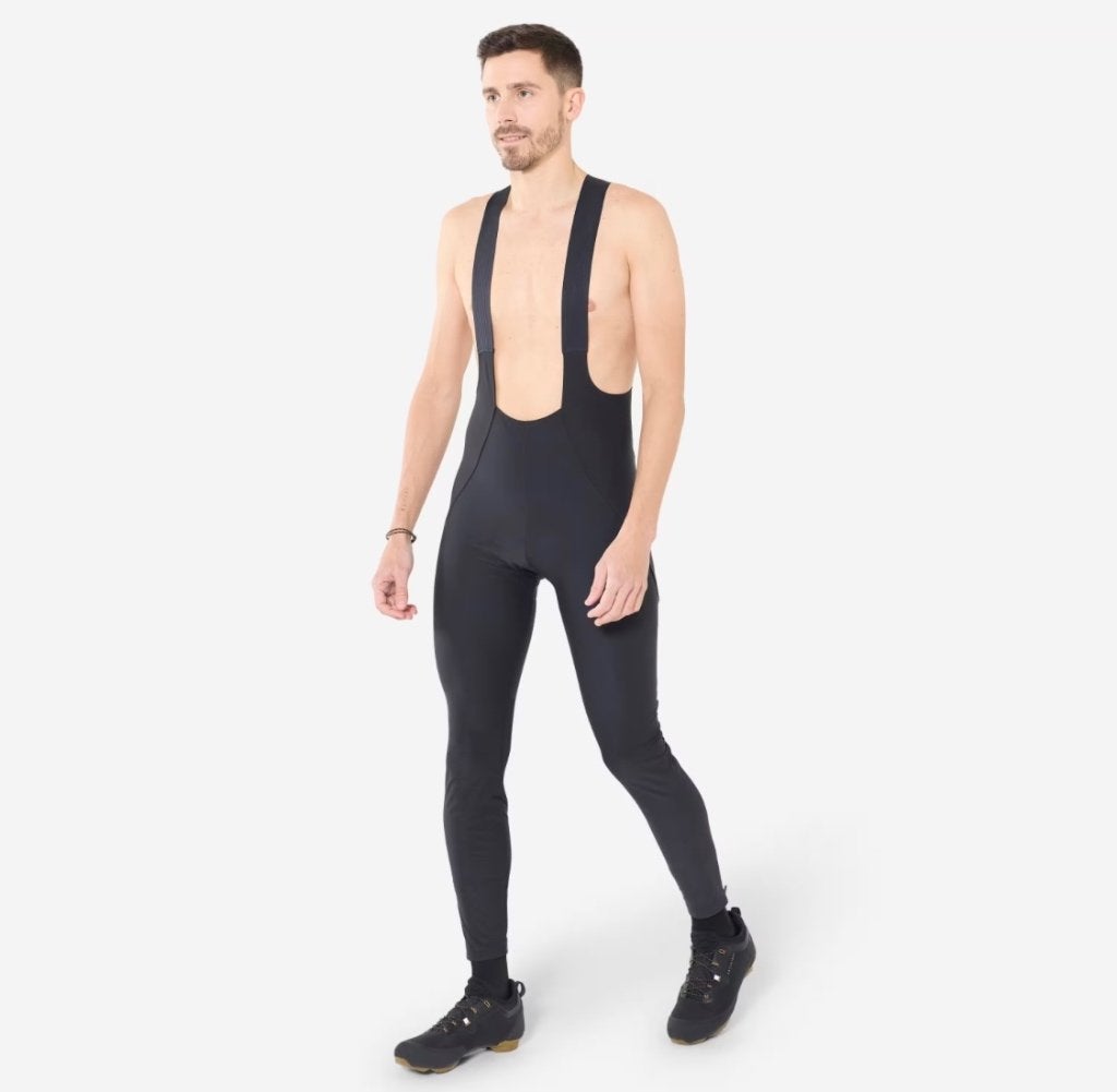 lange MTB-broek XC zwart/grijs - ROCKRIDER, 1x gedragen, Fietsen en Brommers, Ophalen, Heren, Zo goed als nieuw, Decathlon