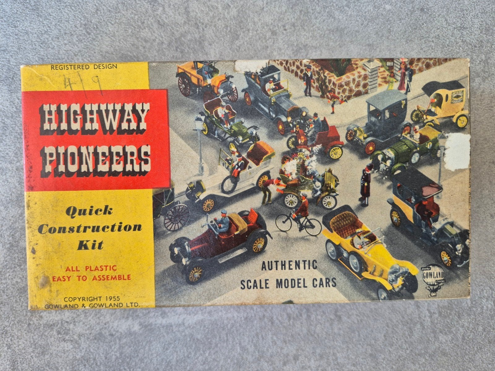 Gowland & Gowland Highway Pioneers 1893 Duryea 1955 1/32, Ophalen of Verzenden, 1:32 tot 1:50, Overige merken