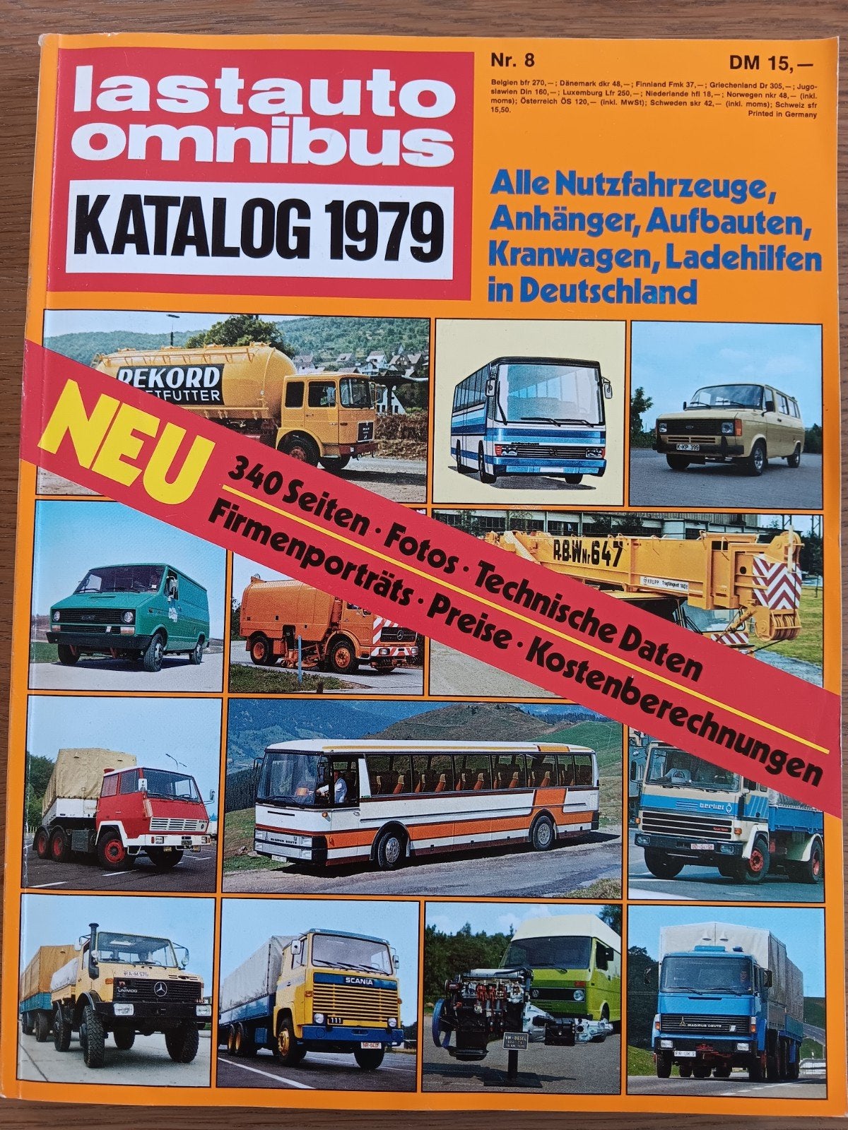 Lastauto Omnibus Katalog 1979 Nutzfahrzeuge., Ophalen of Verzenden, Gebruikt, Overige soorten, Overige typen