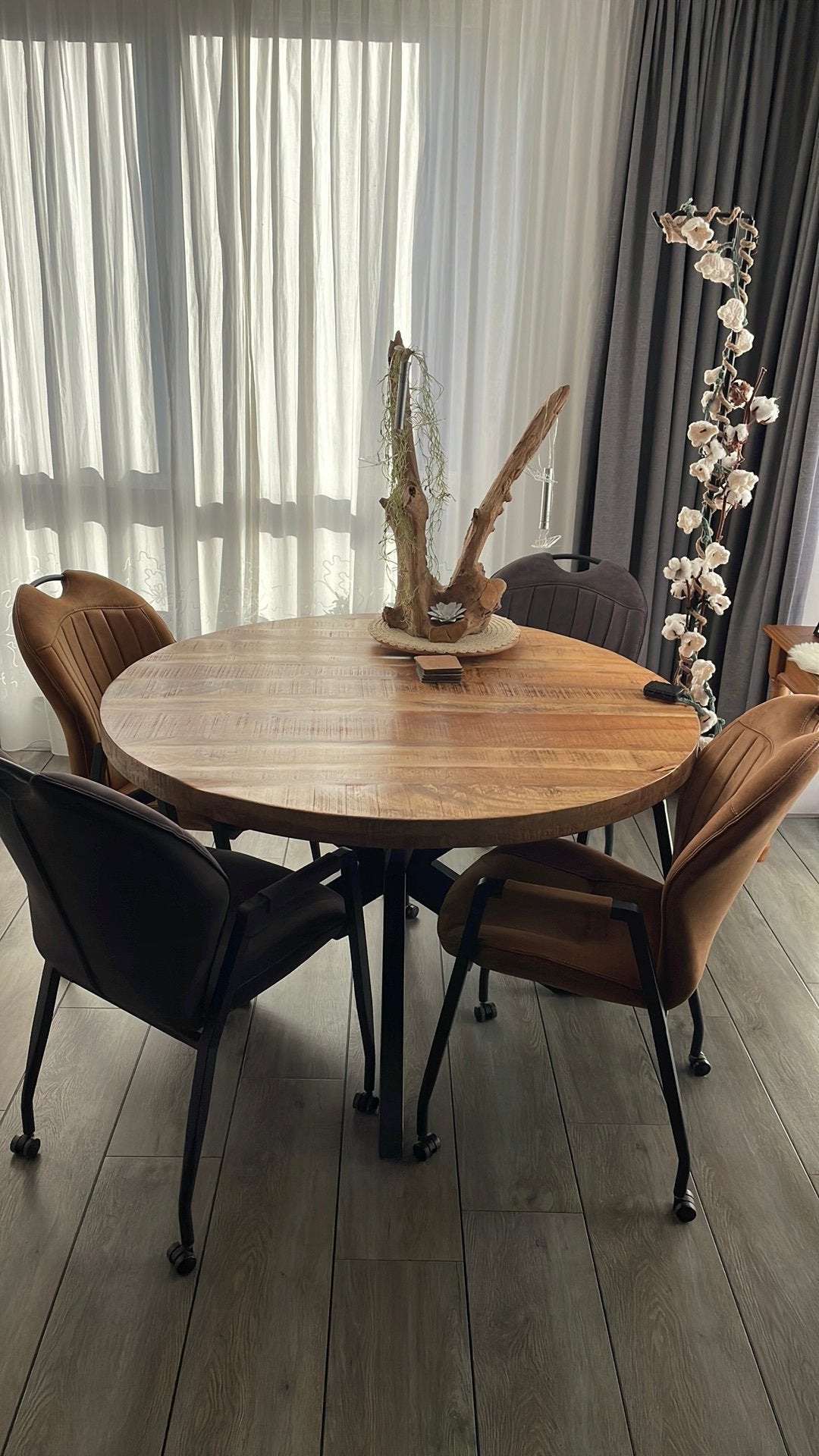 EethoekTafel met 4 stoelen, Huis en Inrichting, Complete eetkamers, Ophalen of Verzenden, Zo goed als nieuw, 4 tot 6 stoelen
