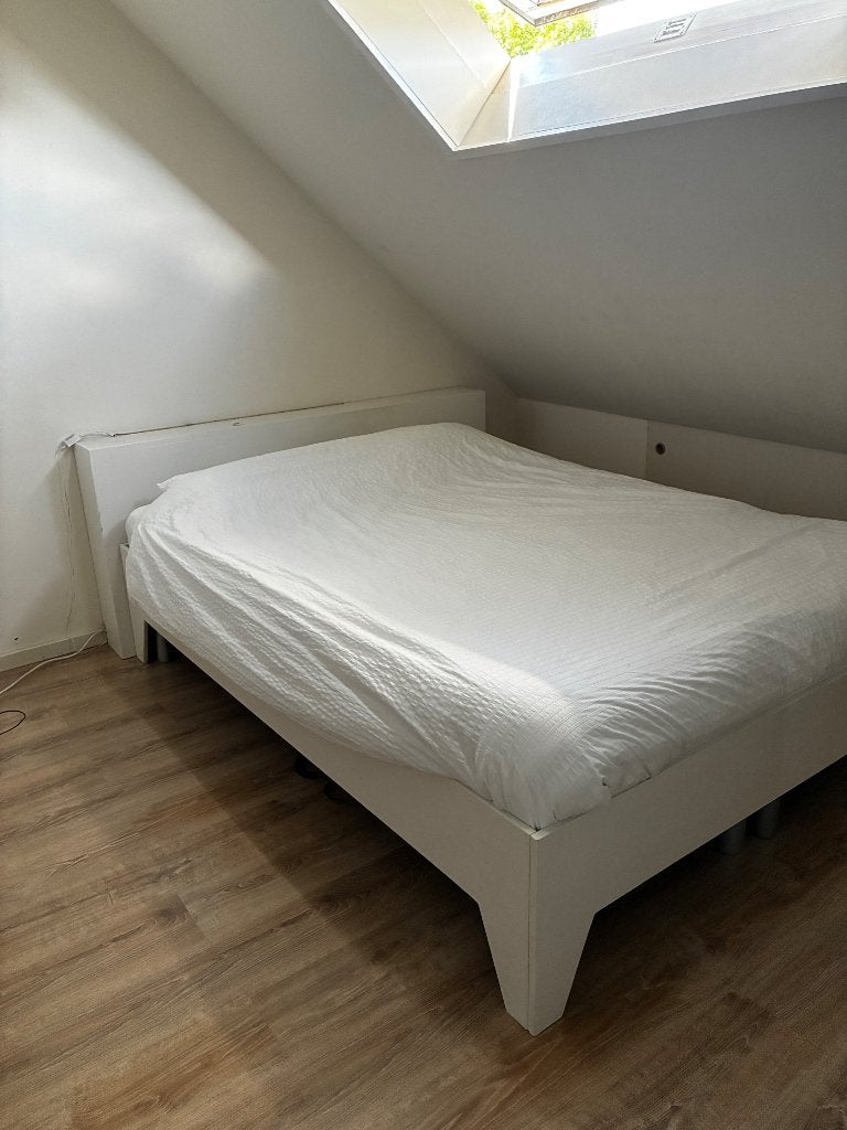 Tweepersoonsbed, lits-jumeaux, elektrisch verstelbaar, Ophalen, Overige materialen, 210 cm, Tweepersoons