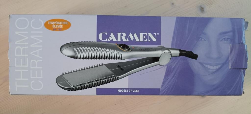 Carmen CR3068 Thermo Ceramic Stijltang, Ophalen of Verzenden, Zo goed als nieuw, Krultang of Stijltang