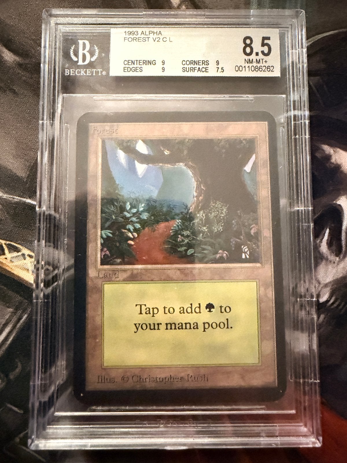 1993 Alpha Forest V2 C L BGS 8.5 - NM-MT+ #1, Ophalen of Verzenden, Zo goed als nieuw, Losse kaart