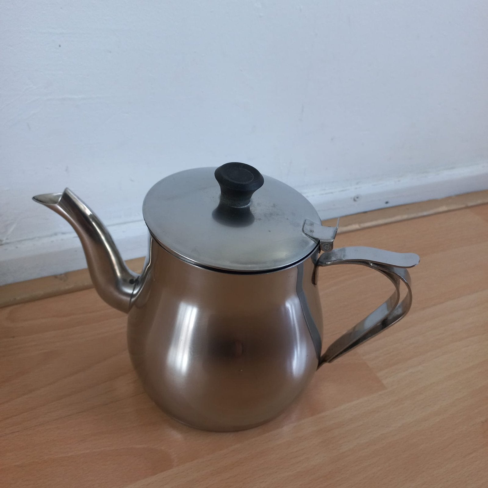 Roestvrijstalen theepot - Gebruikt, Theepot/fluitketel, Gebruikt, Zilver, Ophalen of Verzenden