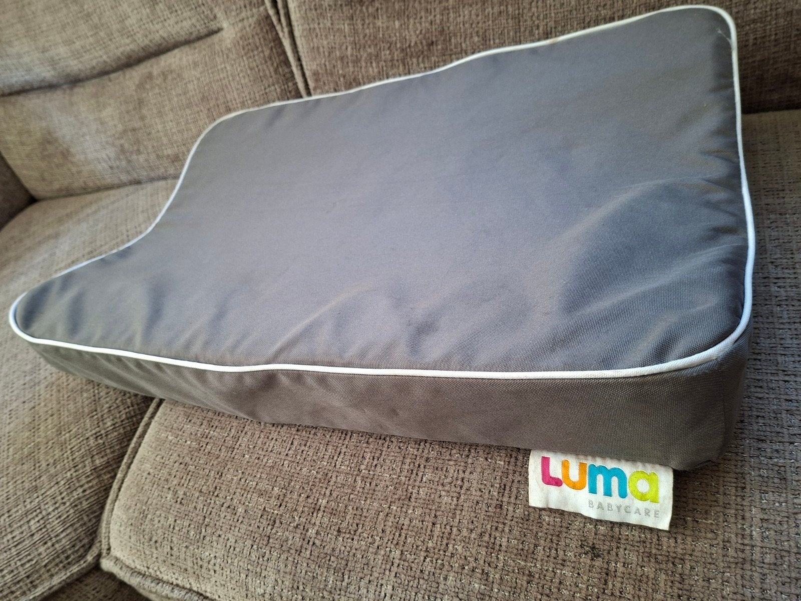 Luma Babycare Aankleedkussen - Grijs, Ophalen, Zo goed als nieuw, Aankleedkussen, Overige merken