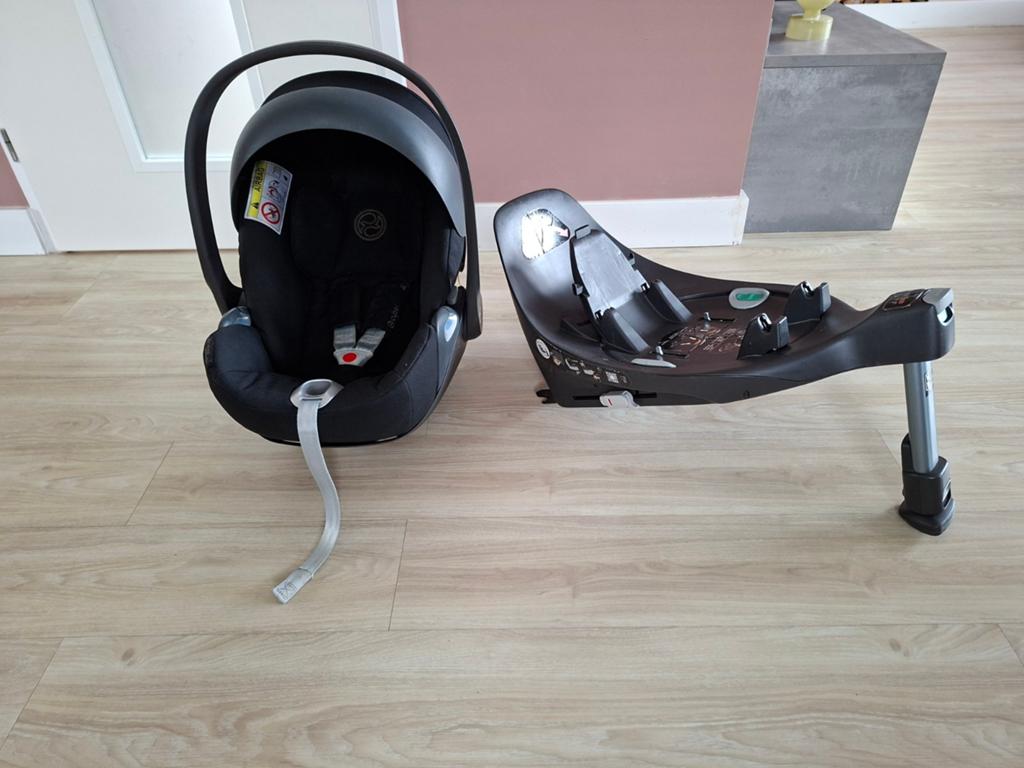 Cybex Cloud Z autostoel met Isofix draai base en 2 spiegels, Kinderen en Baby's, Autostoeltjes, Gebruikt, Zijbescherming, Isofix
