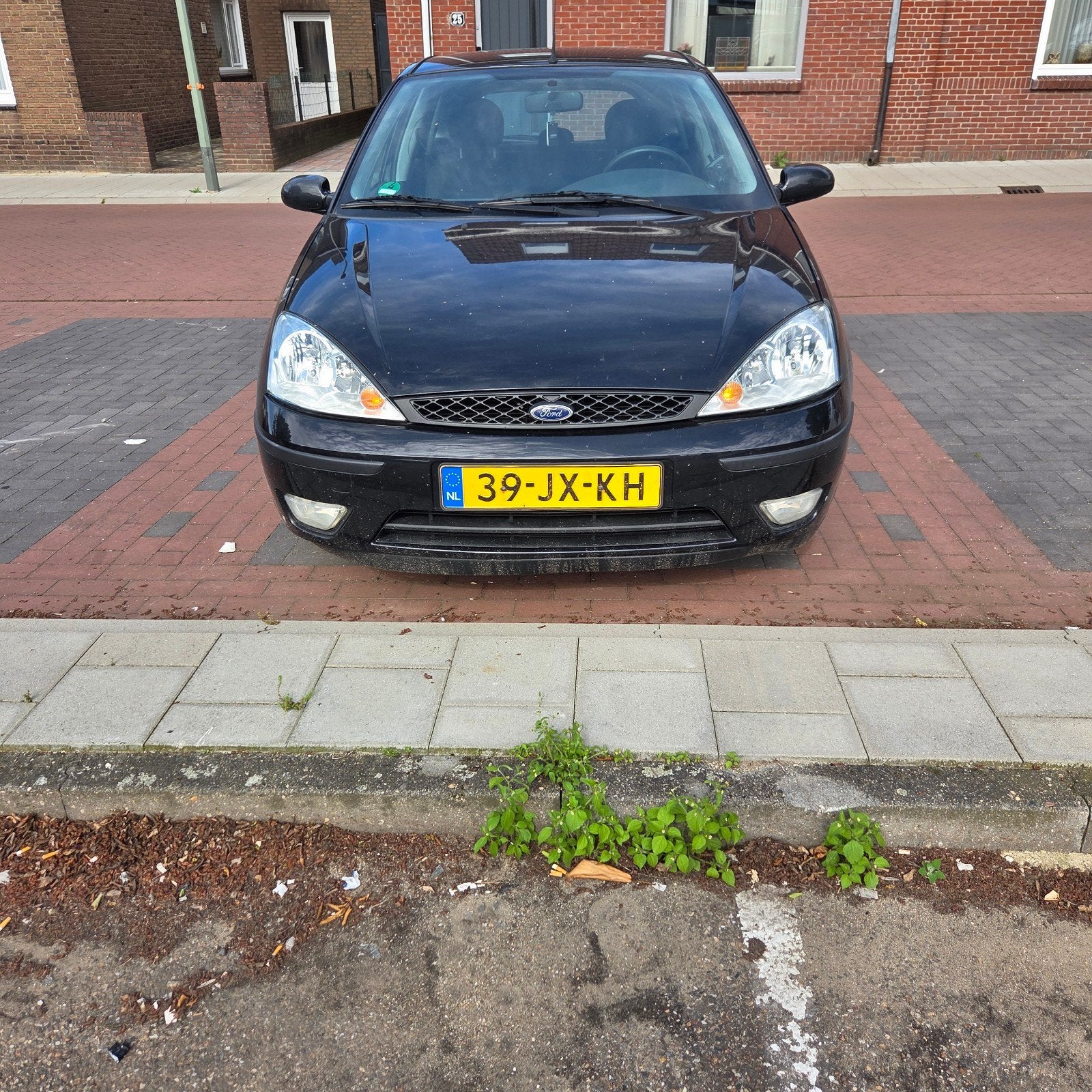 Ford Focus 1.8 I Trend 5D 2002 Zwart, Auto's, Ford, 4 cilinders, 1095 kg, 1796 cc, Zwart
