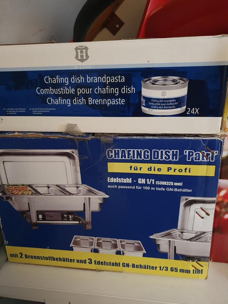 Chafing Dish 'Patri' Warmhoudbakken met Brandpasta, Ophalen