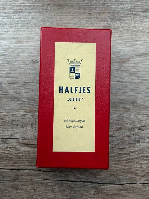 Halfjes, set oude beloningsstempels, Ophalen of Verzenden