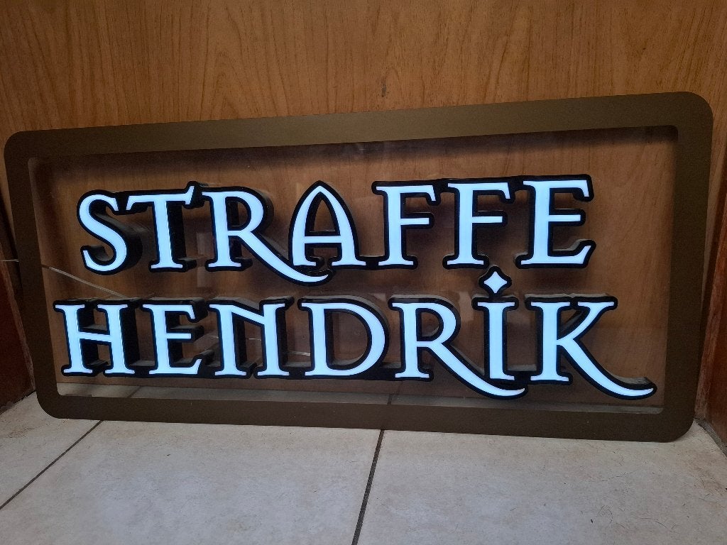 Lichtreclame Straffe Hendrik, Ophalen of Verzenden, Nieuw, Lichtbak of (neon) lamp