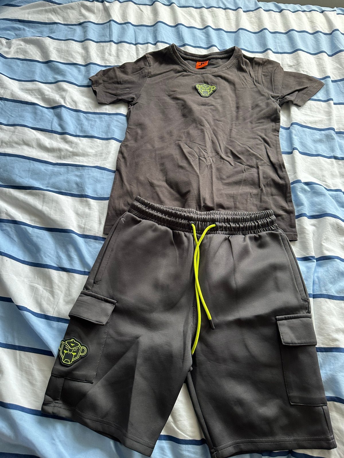 Black Bananas JR. set - T-shirt en korte broek, Kinderen en Baby's, Kinderkleding | Maat 152, Ophalen of Verzenden, Gebruikt, Jongen of Meisje