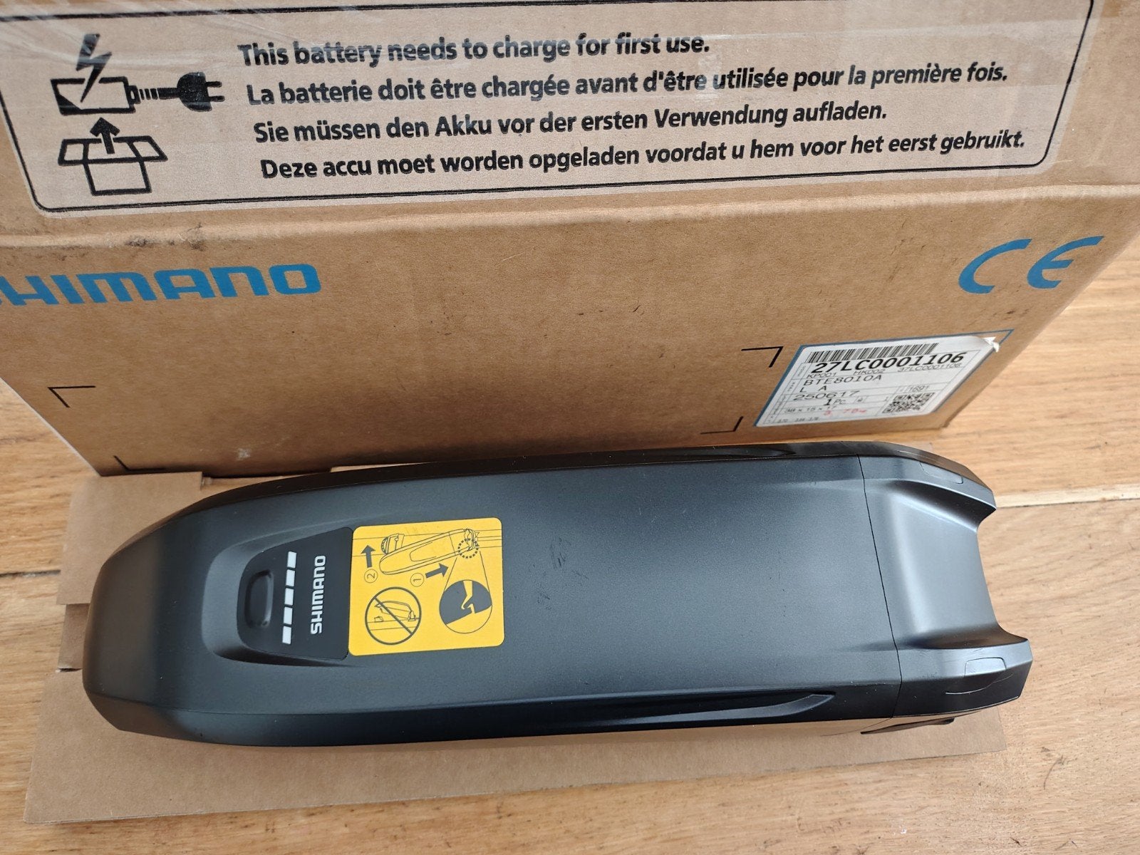 Shimano STEPS BT-E8010-A Frame Accu E8010 504wh Zgan, Shimano, Overige typen, Ophalen of Verzenden, Shimano