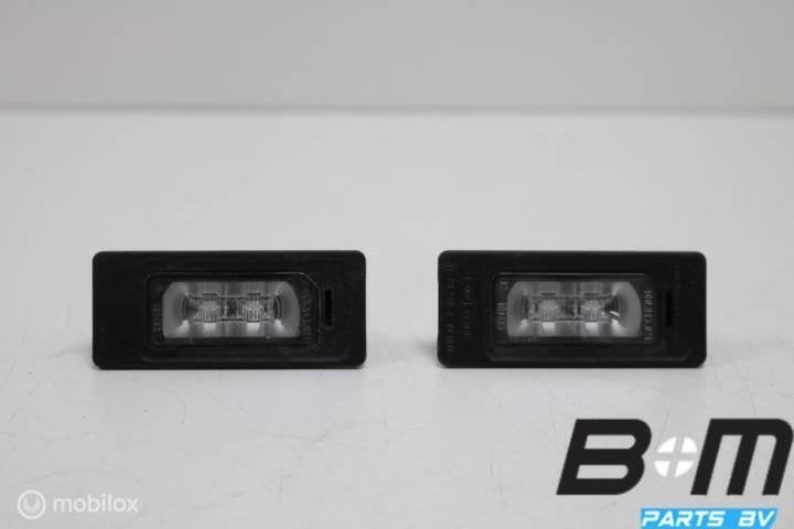 Set LED kentekenplaatverlichting Audi A6 4G 4G0943021, Gebruikt