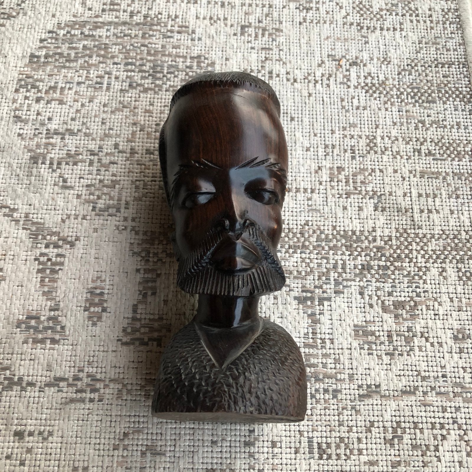Afrikaanse buste (beeld / gelaat / hoofd), Hout, Afrika, Ophalen of Verzenden, Beeld
