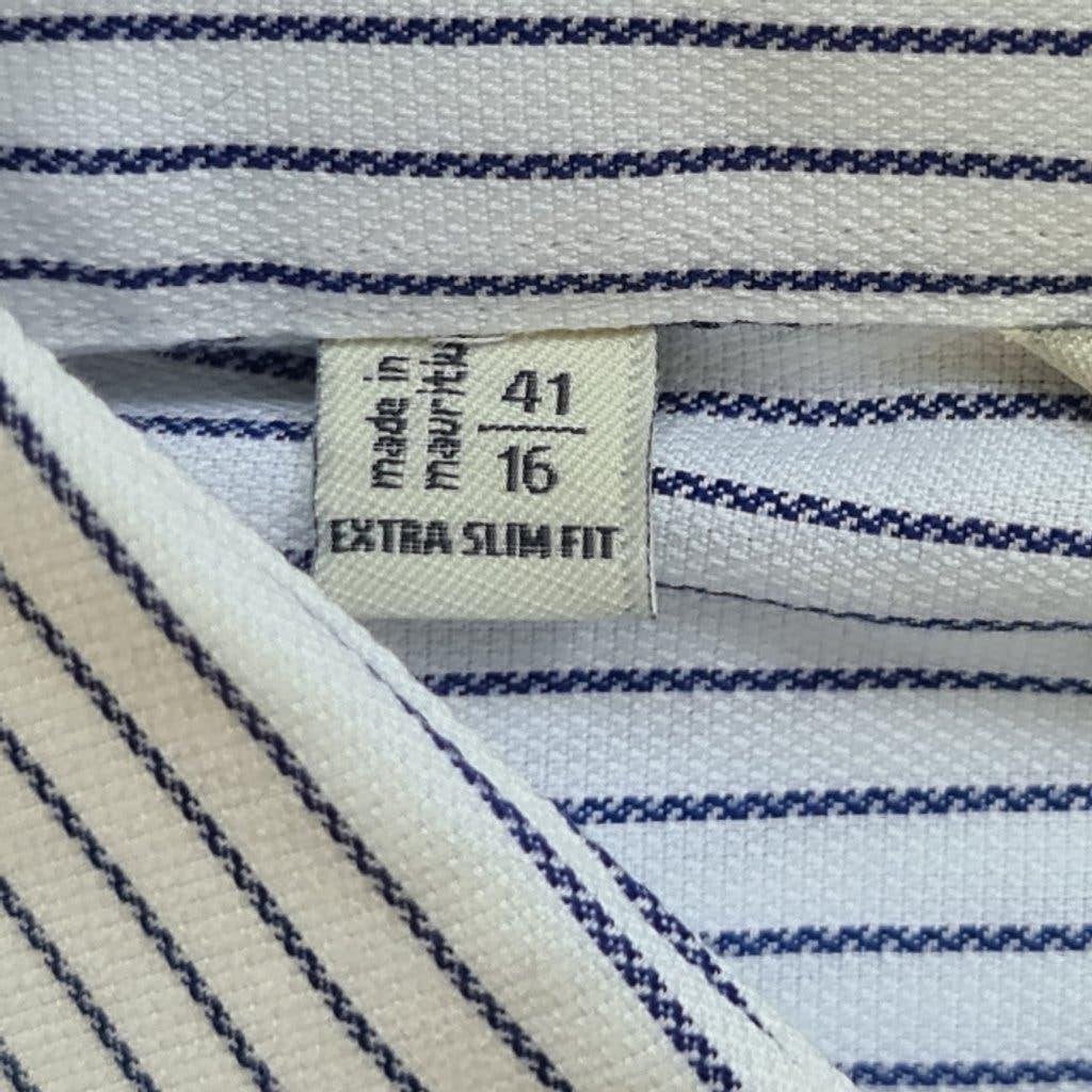 Nieuw Suitsupply overhemd met blauw witte kleur amat 41, Nieuw, Halswijdte 41/42 (L), Suitsupply, Verzenden