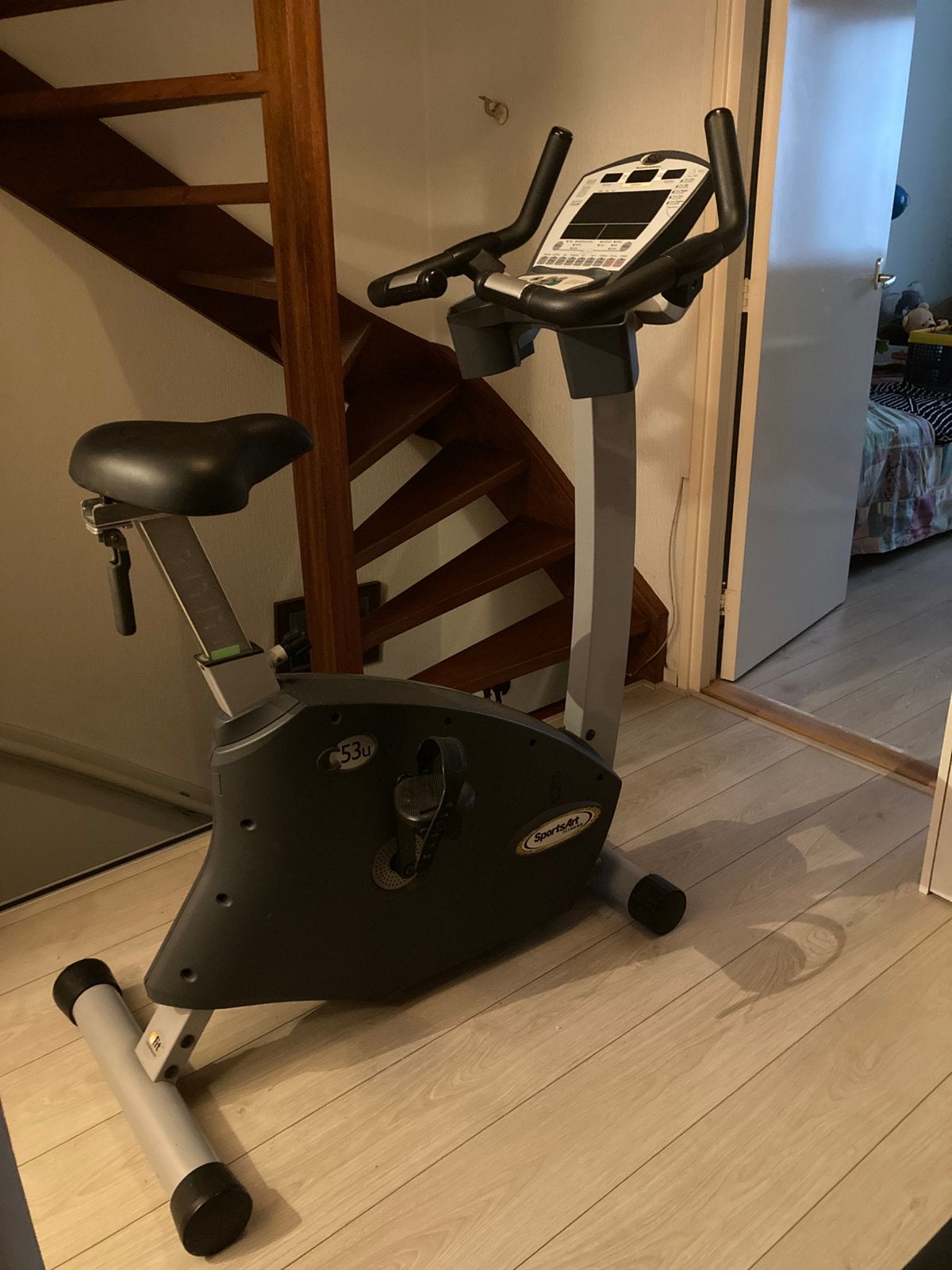 Hometrainer SportsArt C53u, Ophalen, Gebruikt, Hometrainer