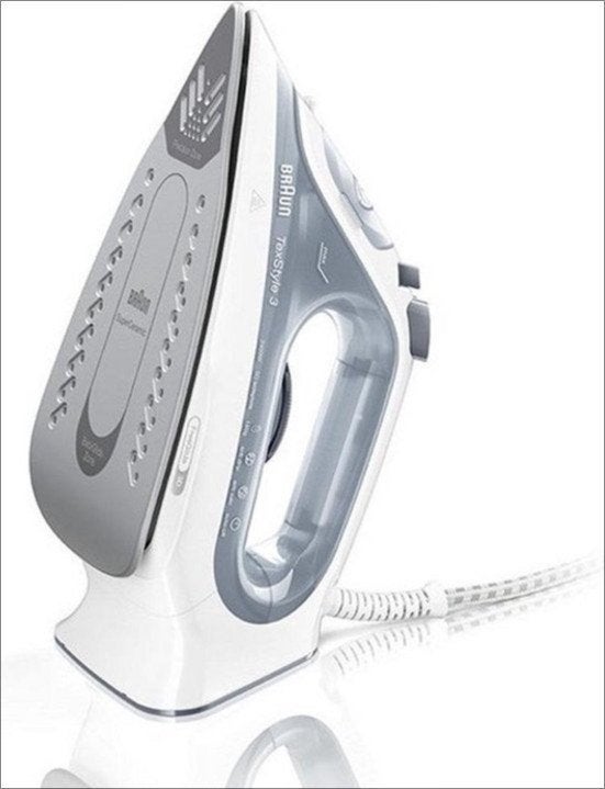 Braun TexStyle 3 SI 3054 GY Stoomstrijkijzer Grijs, Service.nl@braun.com, Ophalen of Verzenden, Zo goed als nieuw, Braun