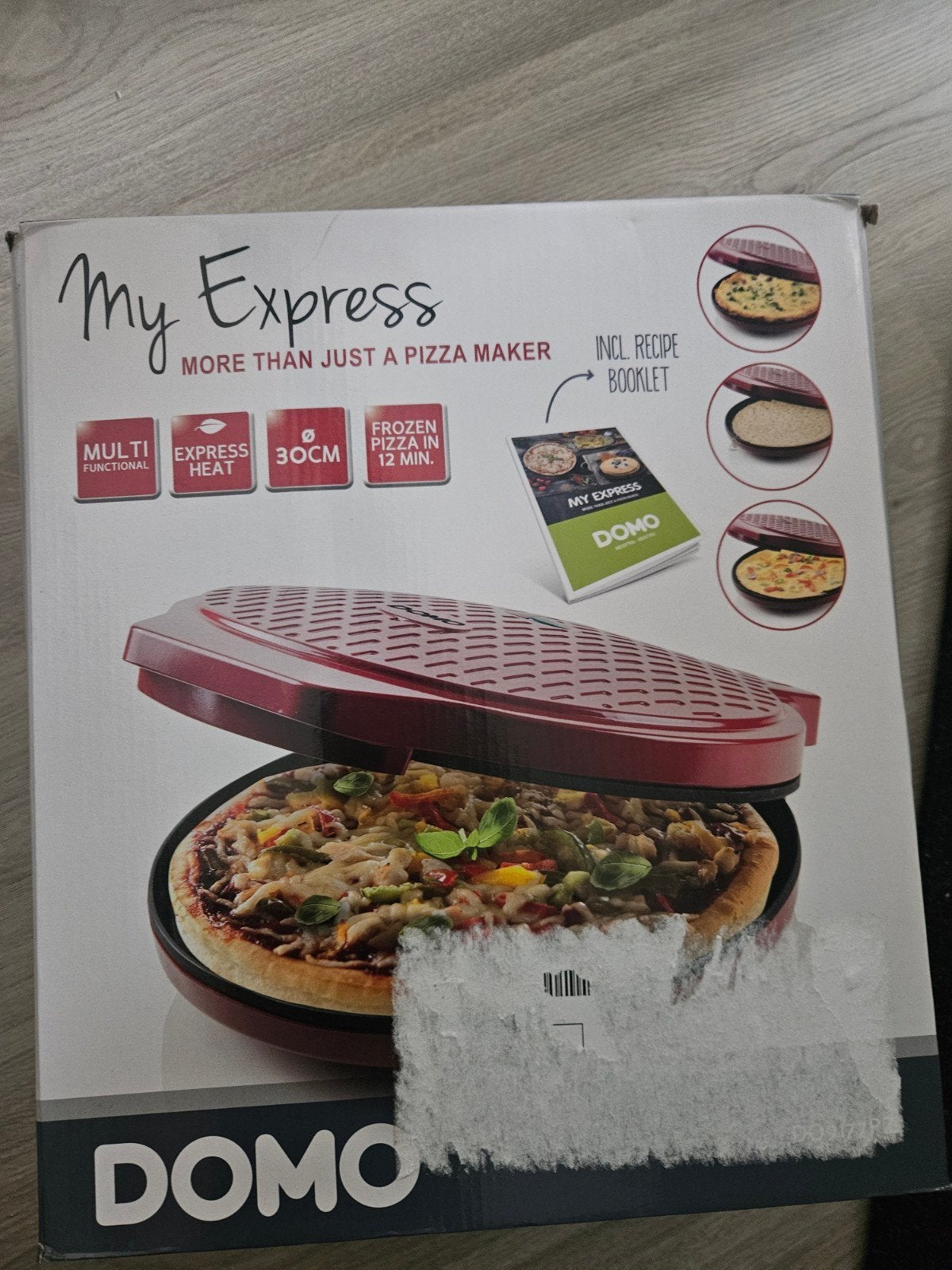 Domo My Express Pizza Maker - Multifunctioneel, Ophalen of Verzenden, Zo goed als nieuw