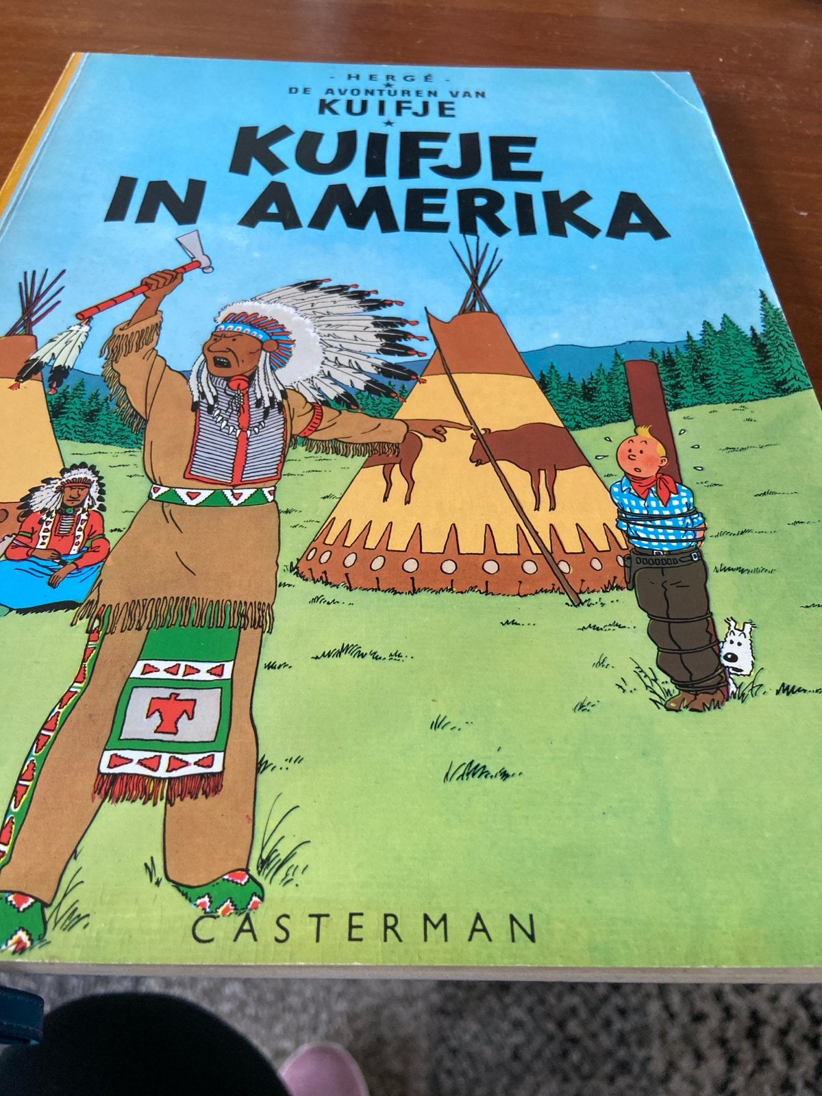 Kuifje in Amerika - De Avonturen van Kuifje, Eén stripboek, Ophalen of Verzenden, Gelezen
