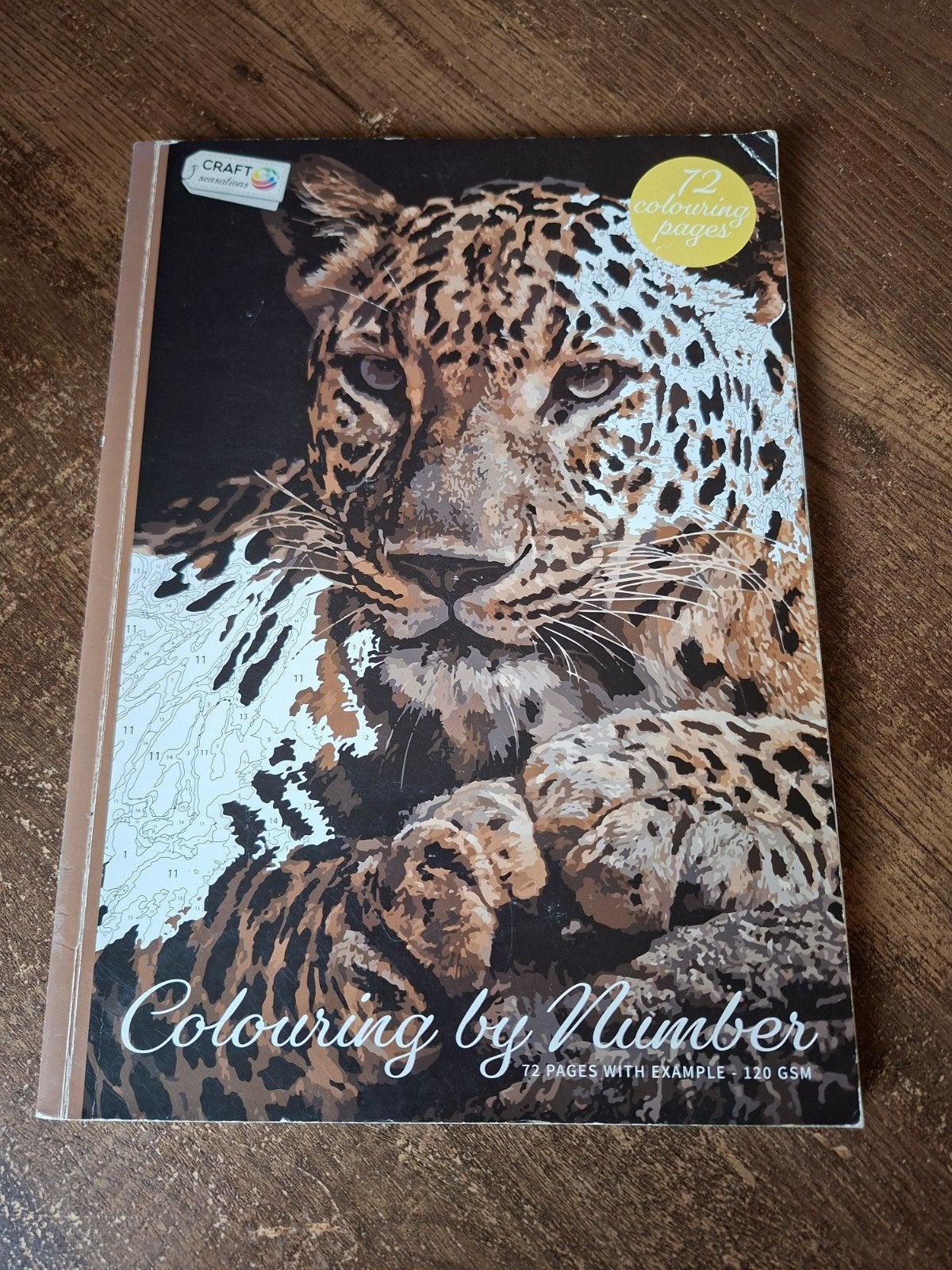Colouring by Number - Dieren kleurboek, Gebruikt, Dieren, Meerkleurig, Ophalen of Verzenden