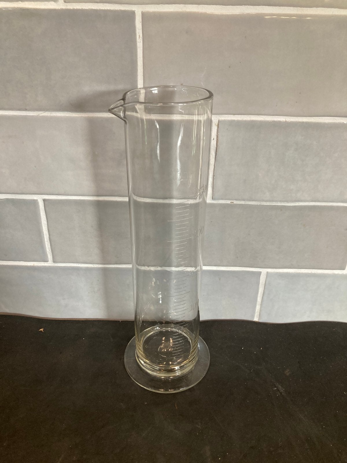 Antiek laboratorium bekerglas 250ml (041225), Ophalen of Verzenden