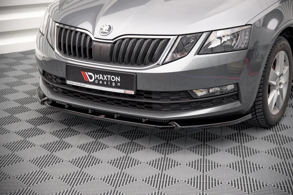 Maxton Design Spoiler Lip Splitter Voor Skoda Octavia MK3 Fa, Verzenden, Automotive Parts, A.parts@hotmail.nl, Trasmolenlaan 12 3447 GZ Woerden