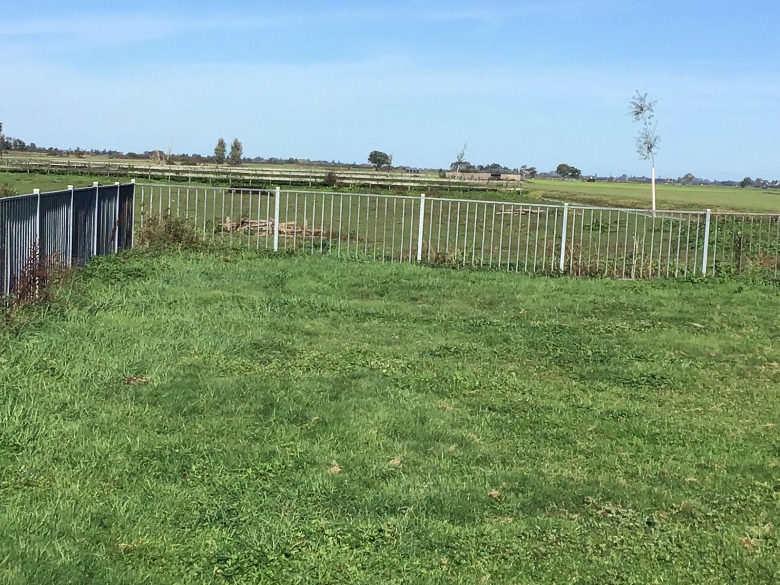 Stevig Hekwerk 74 meter met een kleine en een dubbele poort, Ophalen, Met poort, Gebruikt, Spijlenhekwerk