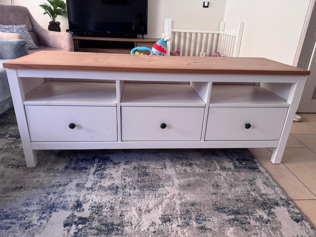 Ikea Hemnes tv unit meubel kast, Ophalen, Zo goed als nieuw, 25 tot 50 cm, Minder dan 100 cm