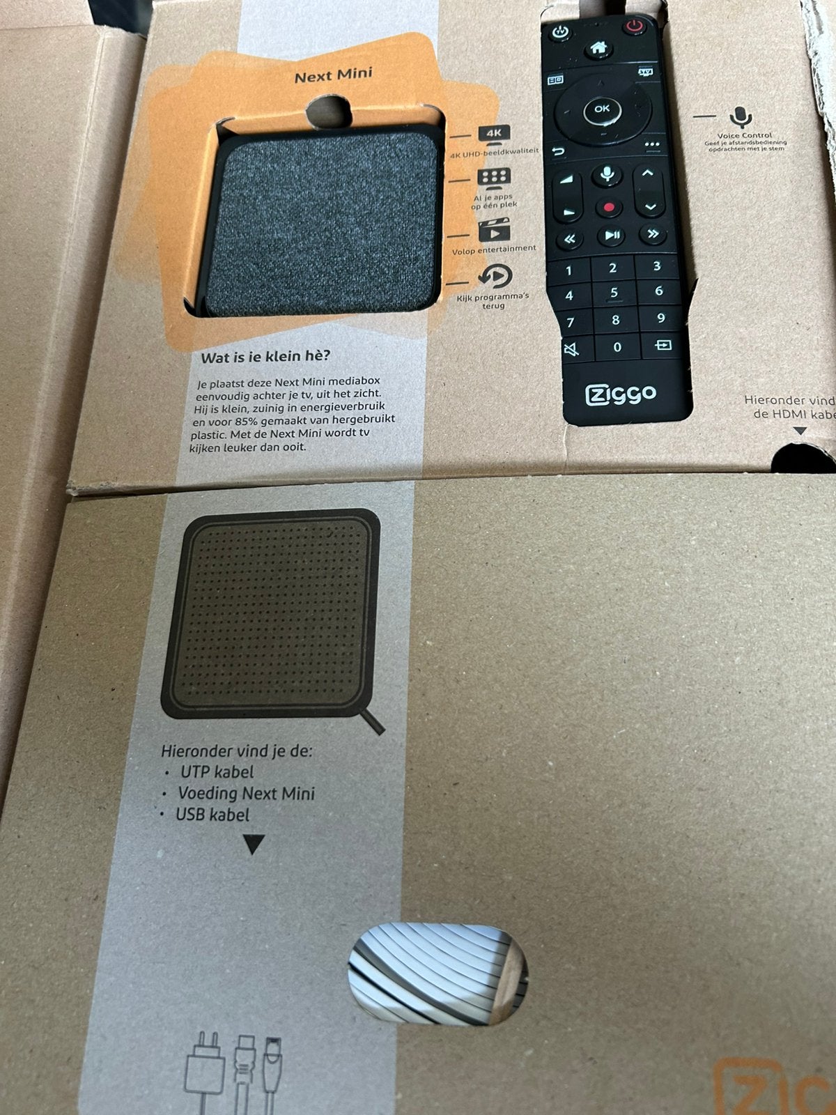 Ziggo next mini mediabox, Verzenden, Nieuw