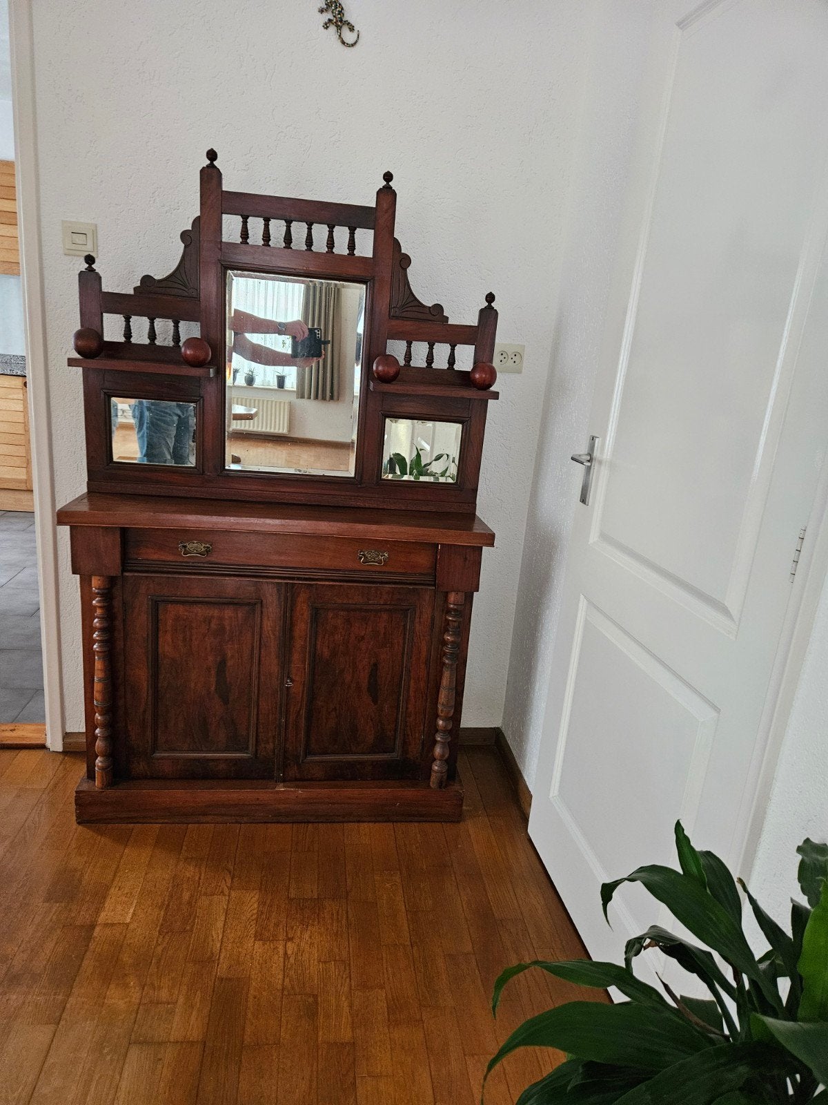 mooie antieke kast, Muziek en Instrumenten, Ophalen, Gebruikt, 2 klavieren, Orgel