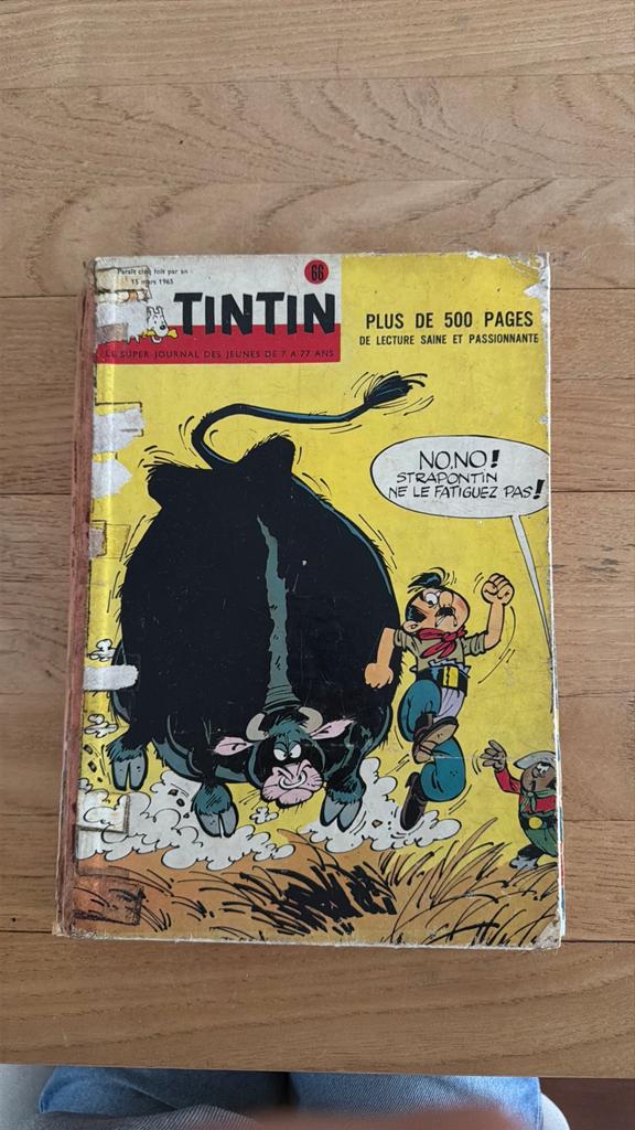 TinTin / Kuifje journal van 500 pagina’s, Eén stripboek, Ophalen of Verzenden