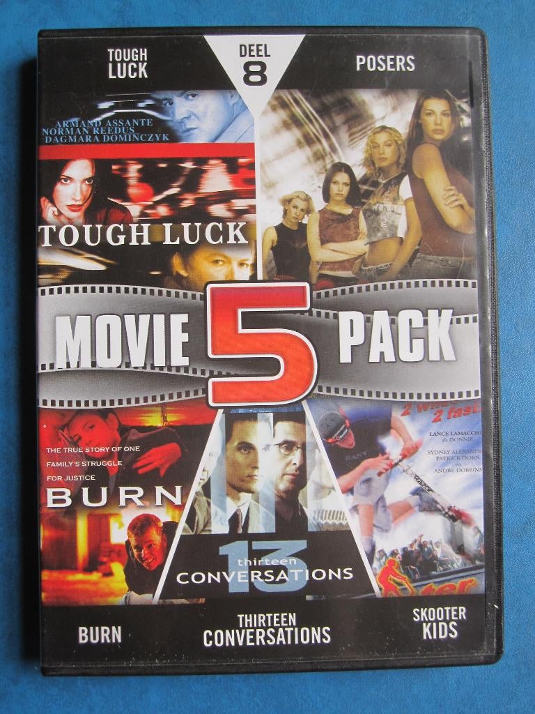 Movie 5 Pack 8 (5 films op 1 DVD), Vanaf 16 jaar, Ophalen of Verzenden, Zo goed als nieuw, Actiethriller
