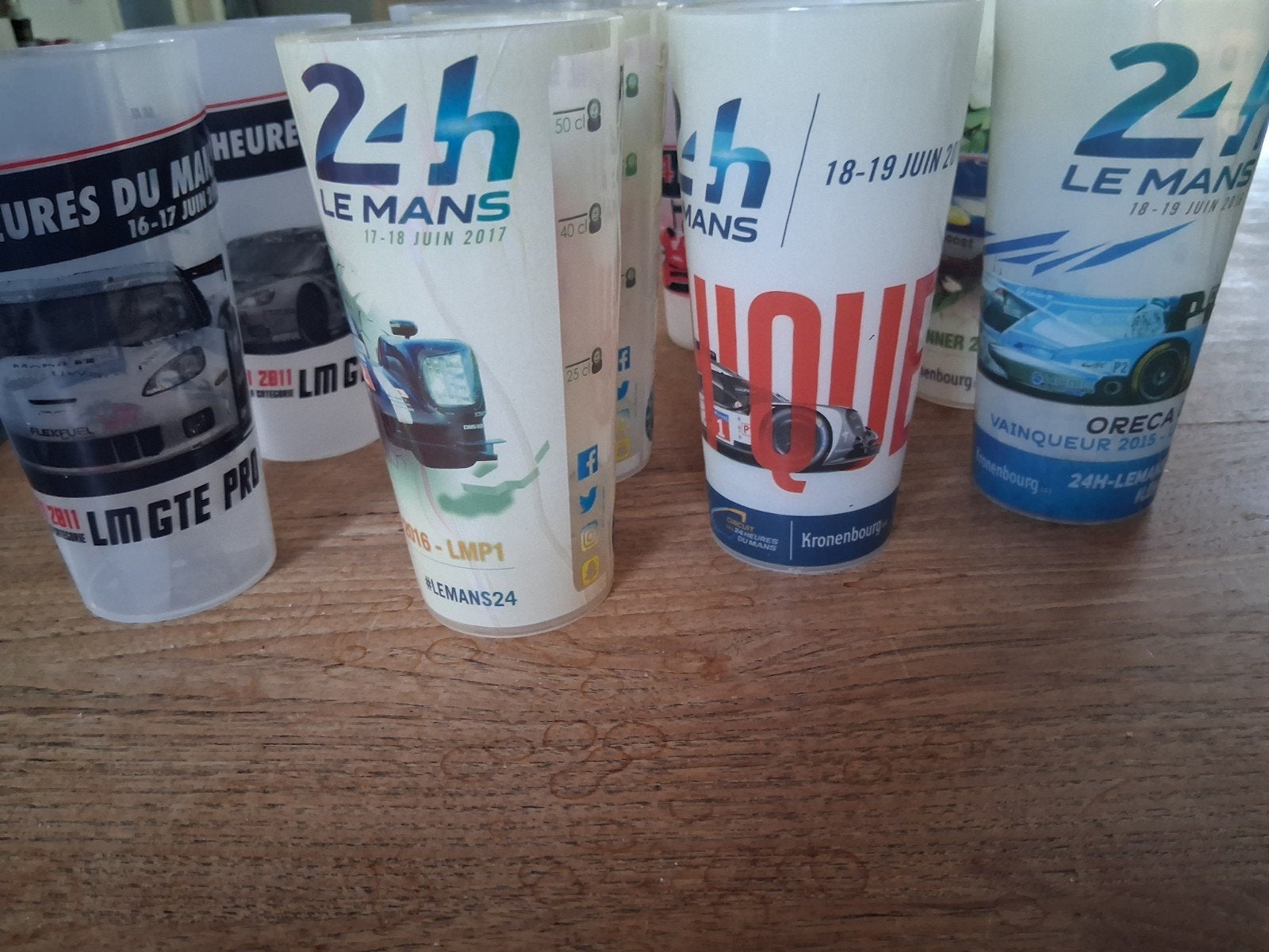 Bierbekers Le Mans, Ophalen of Verzenden