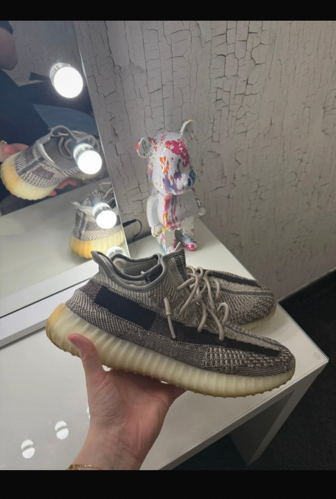 Adidas Yeezy Boost 350 V2 'Zyon' Sneakers, Ophalen of Verzenden, Zo goed als nieuw