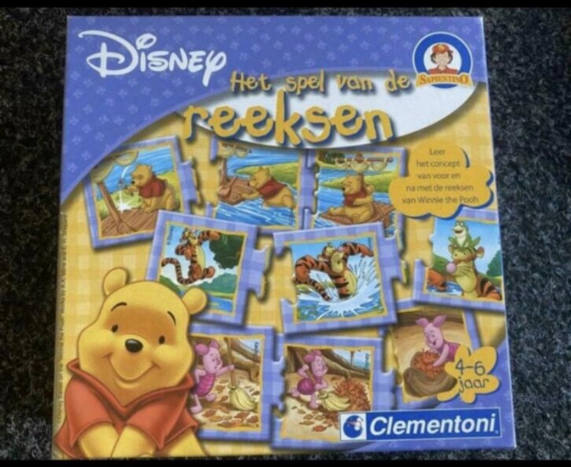 Clementoni Disney winnie de pooh * spel van de reeksen *, Ophalen of Verzenden, Nieuw, Taal en Lezen