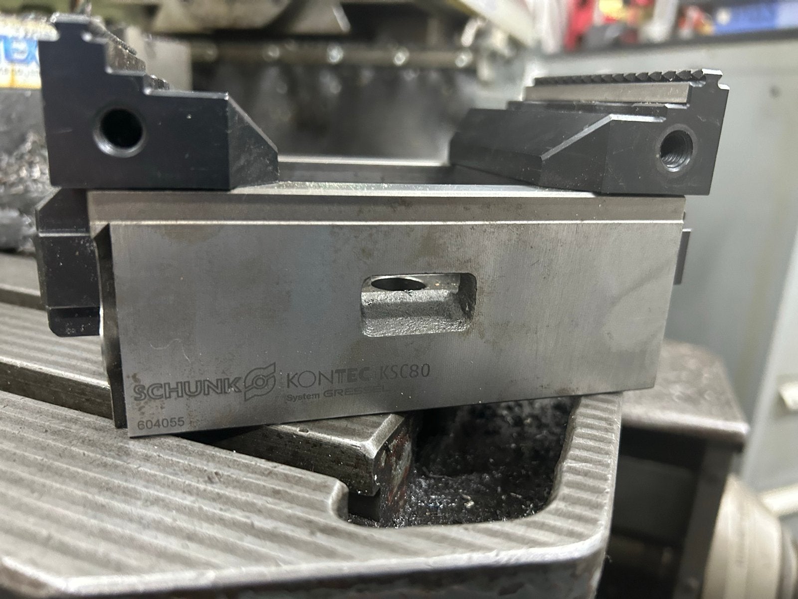 Schunk Kontec KSC80 Machineklem, Ophalen of Verzenden, Gebruikt
