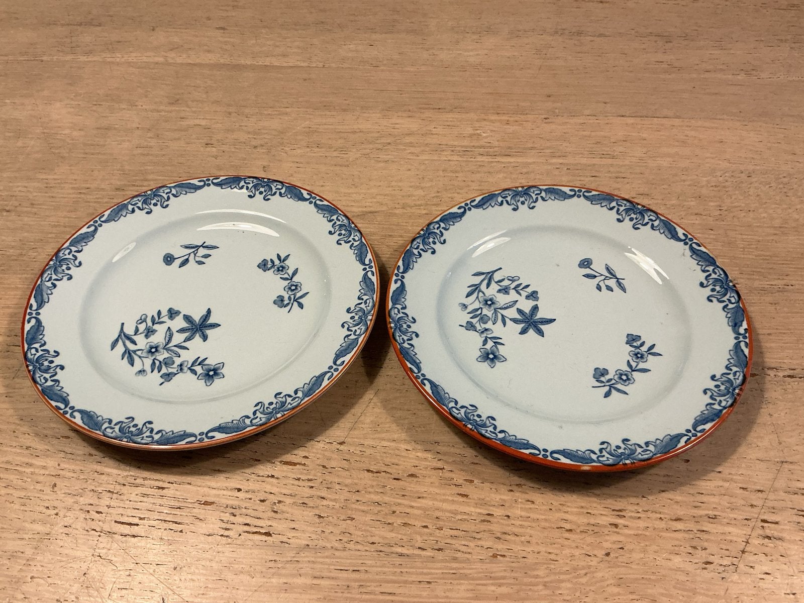 Twee East Indies Ostindia Rörstrand gebakschotels 16 cm, Ophalen of Verzenden