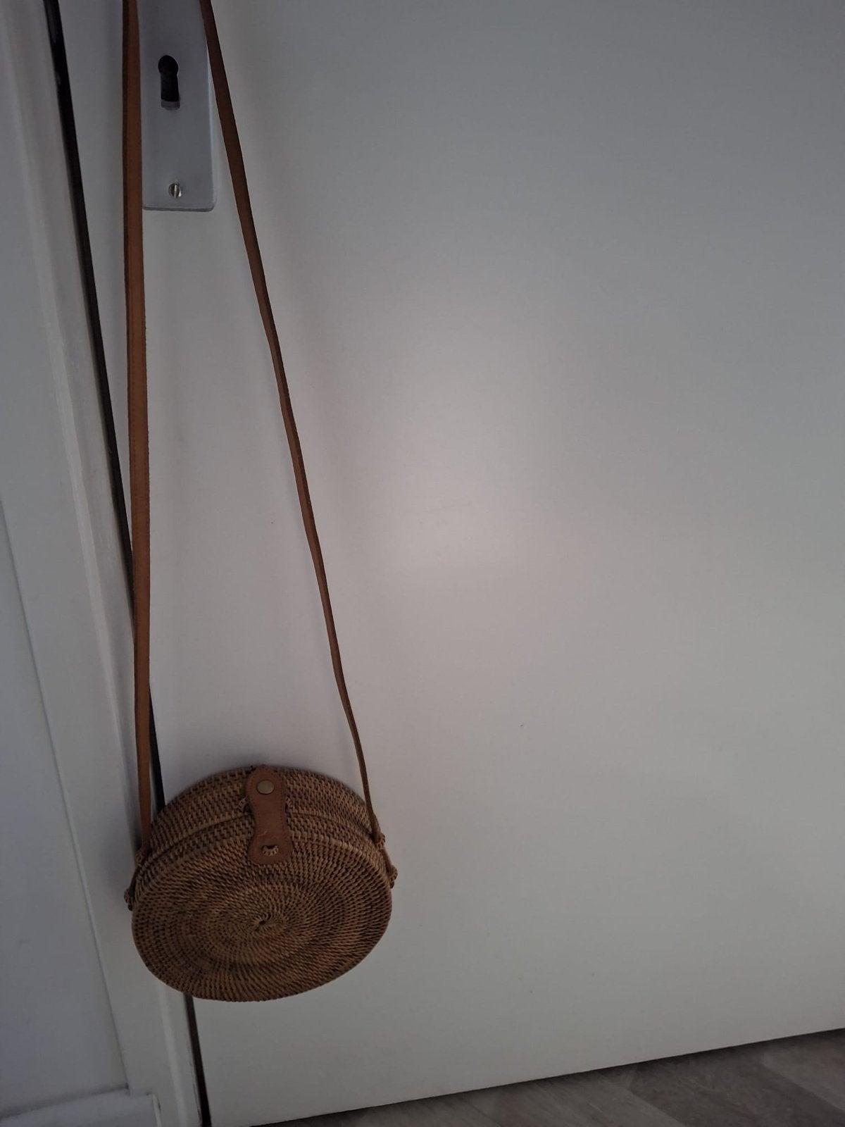 Rotan schoudertasje - Zo goed als nieuw, Ophalen of Verzenden, Zo goed als nieuw, Bruin, Schoudertasje