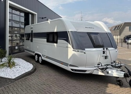 Hobby 650 UFF - 2021 - Zeer complete caravan met Airco, Rondzit, Hobby, Frans bed, Airco