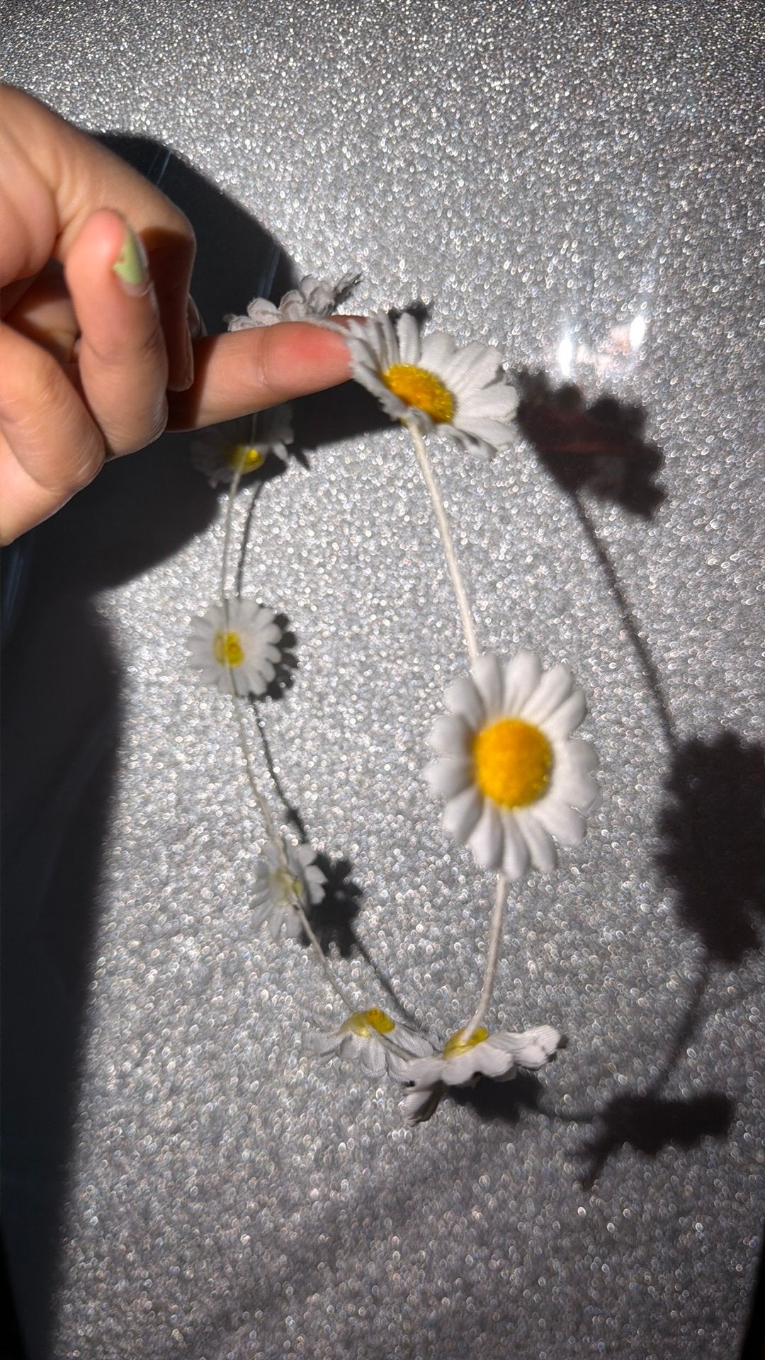 Wellness bloemetjes haarband diadeem zgan mooi €5, Ophalen of Verzenden, Zo goed als nieuw, Overige typen