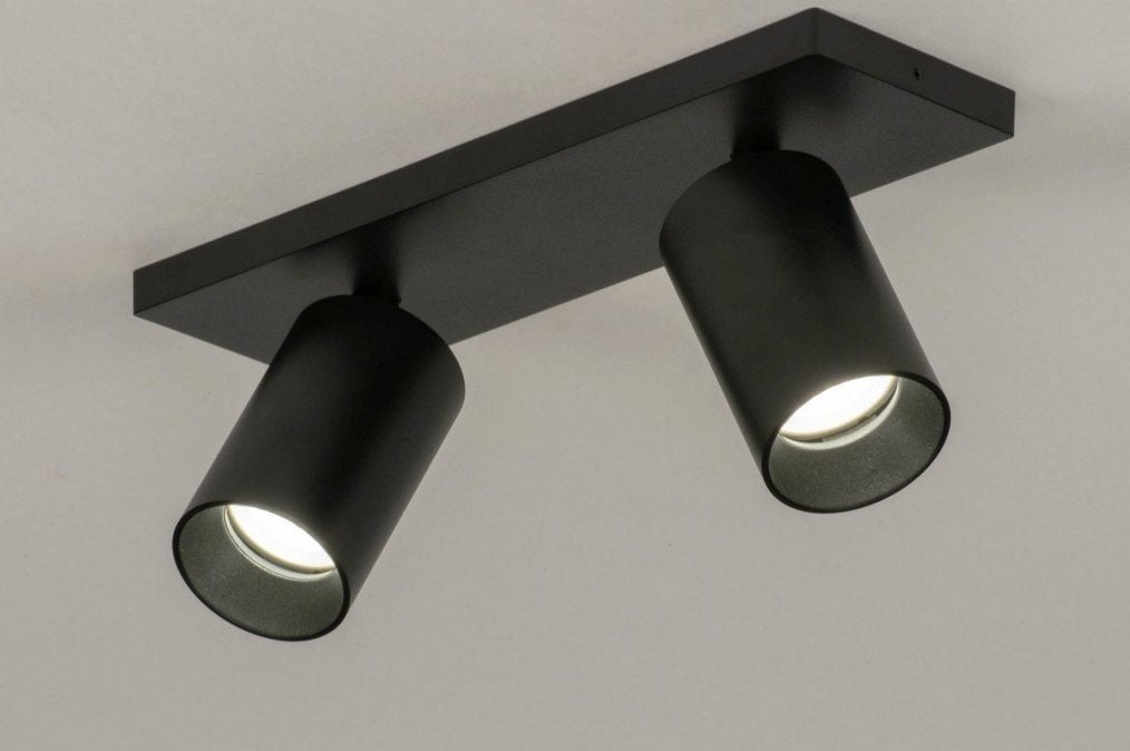 spots plafondlamp zwart badkamer keuken bank tafel bed lamp, Huis en Inrichting, Lampen | Spots, Ophalen of Verzenden, Nieuw