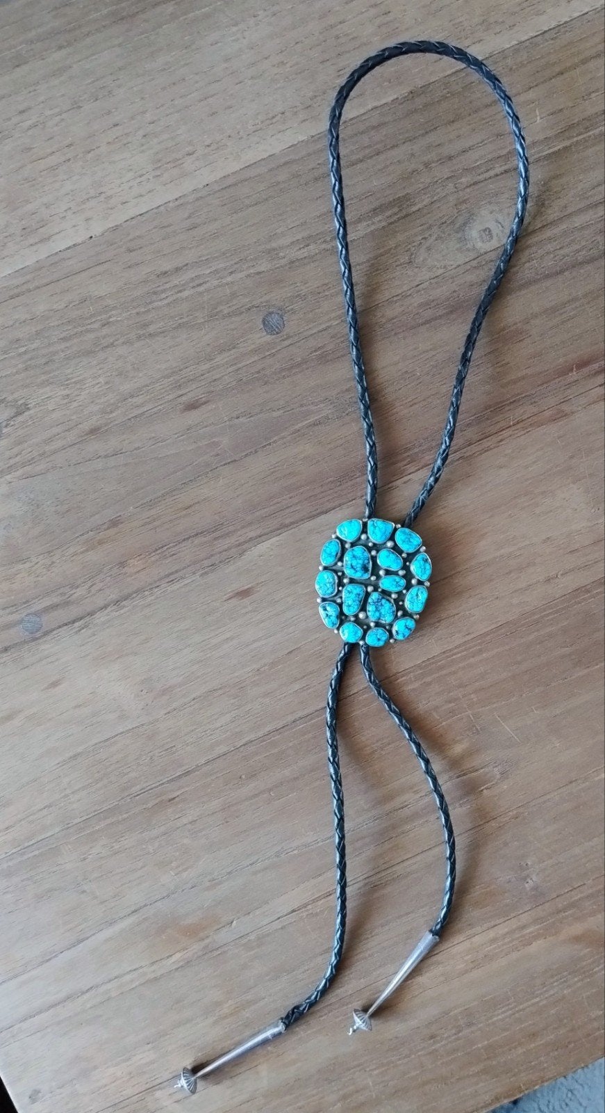 Unieke Native American bolo tie, Ophalen of Verzenden, Zilver, Zilver, Verstelbaar
