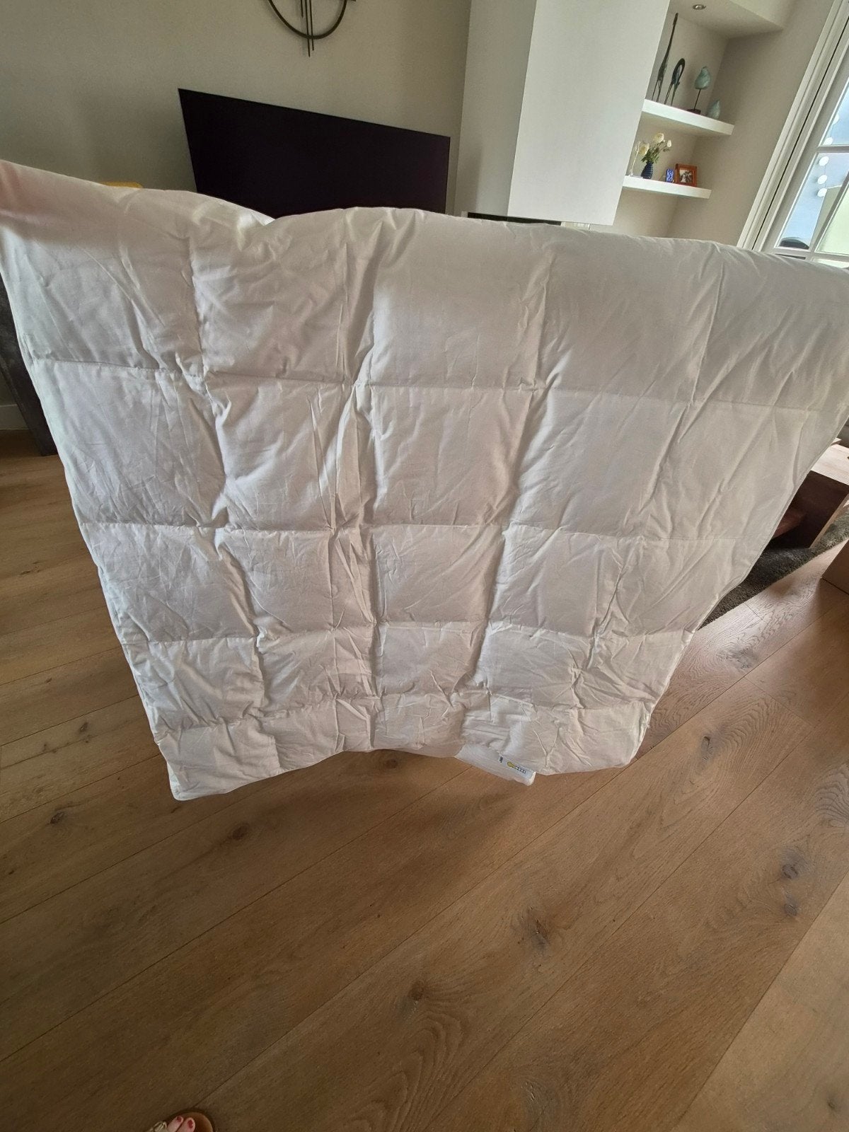 NIEUW dekbed Ikea 200x200 cm, Ophalen, Wit, Deken of Dekbed, Nieuw