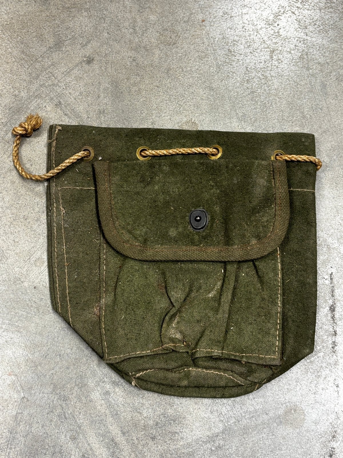 Militair canvas tas, Kleding of Schoenen, Ophalen of Verzenden, Gebruikt, Nederland