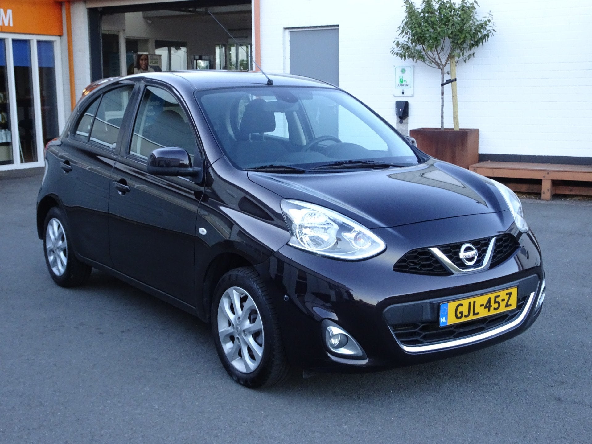 Nissan Micra 1.2 DIG-S Tekna Automatische airco, navigatie,, Auto's, Stof, Gebruikt, Overige kleuren, 1198 cc